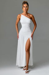 Fioreclo Claudiana Maxi Dress in White
