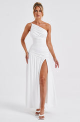 Fioreclo Claudiana Maxi Dress in White