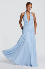 Fioreclo Cleora Maxi Dress in Glacier Blue