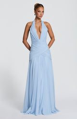 Fioreclo Cleora Maxi Dress in Glacier Blue