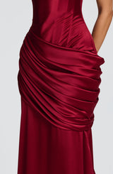 Fioreclo Conlia Gown in Burgundy