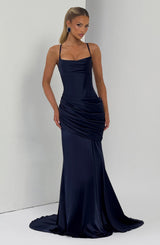 Fioreclo Conlia Gown in Navy