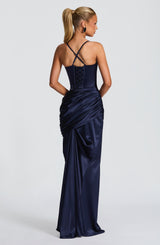 Fioreclo Conlia Gown in Navy
