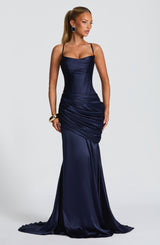 Fioreclo Conlia Gown in Navy
