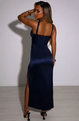 Fioreclo Cordessa Maxi Dress in Navy