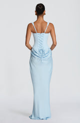 Fioreclo Cornalie Maxi Dress in Baby Blue