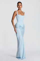 Fioreclo Cornalie Maxi Dress in Baby Blue