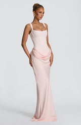 Fioreclo Cornalie Maxi Dress in Blush