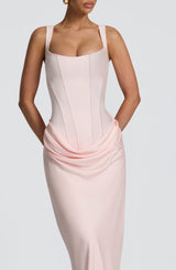 Fioreclo Cornalie Maxi Dress in Blush