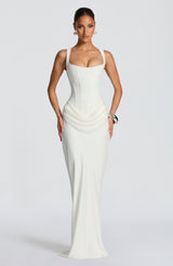 Fioreclo Cornalie Maxi Dress in Ivory