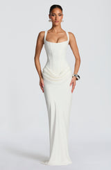 Fioreclo Cornalie Maxi Dress in Ivory