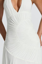 Fioreclo Covana Maxi Dress in Ivory