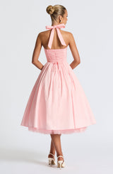 Fioreclo Cressia Midi Dress in Blush