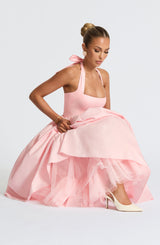 Fioreclo Cressia Midi Dress in Blush