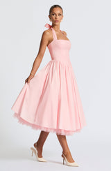 Fioreclo Cressia Midi Dress in Blush