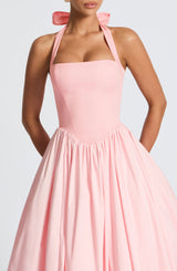 Fioreclo Cressia Midi Dress in Blush