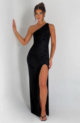 Fioreclo Cynthara Maxi Dress in Black
