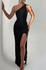 Fioreclo Cynthara Maxi Dress in Black