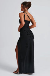 Fioreclo Cynthara Maxi Dress in Black