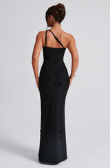 Fioreclo Cynthara Maxi Dress in Black
