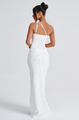 Fioreclo Cynthara Maxi Dress in Ivory
