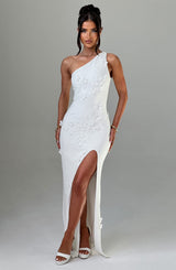 Fioreclo Cynthara Maxi Dress in Ivory