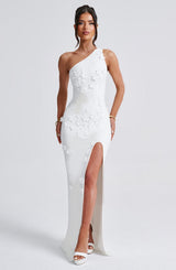 Fioreclo Cynthara Maxi Dress in Ivory