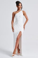 Fioreclo Cynthara Maxi Dress in Ivory