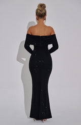 Fioreclo Cypria Maxi Dress in Black