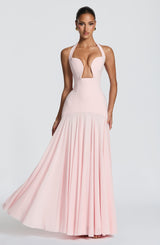 Fioreclo Cyrelle Maxi Dress in Blush