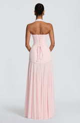 Fioreclo Cyrelle Maxi Dress in Blush