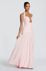 Fioreclo Cyrelle Maxi Dress in Blush