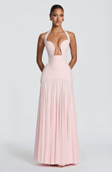 Fioreclo Cyrelle Maxi Dress in Blush