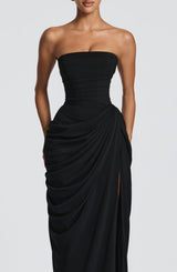 Fioreclo Cyrena Maxi Dress in Black