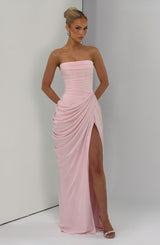 Fioreclo Cyrena Maxi Dress in Blush