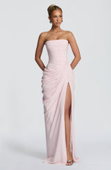 Fioreclo Cyrena Maxi Dress in Blush