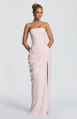 Fioreclo Cyrena Maxi Dress in Blush
