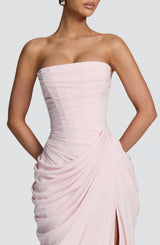 Fioreclo Cyrena Maxi Dress in Blush