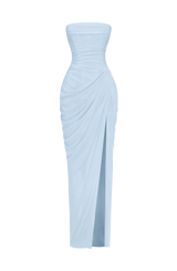 Fioreclo Cyrena Maxi Dress in Glacier Blue