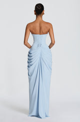 Fioreclo Cyrena Maxi Dress in Glacier Blue