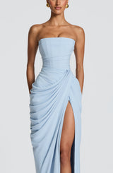 Fioreclo Cyrena Maxi Dress in Glacier Blue