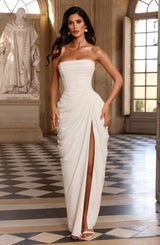 Fioreclo Cyrena Maxi Dress in Ivory