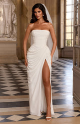 Fioreclo Cyrena Maxi Dress in Ivory