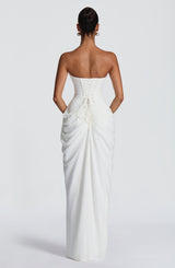 Fioreclo Cyrena Maxi Dress in Ivory