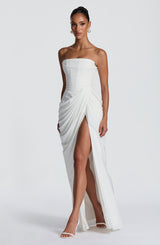 Fioreclo Cyrena Maxi Dress in Ivory