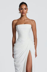 Fioreclo Cyrena Maxi Dress in Ivory