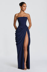 Fioreclo Cyrena Maxi Dress in Navy