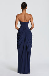 Fioreclo Cyrena Maxi Dress in Navy