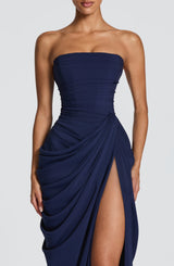 Fioreclo Cyrena Maxi Dress in Navy