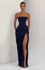 Fioreclo Cyrena Maxi Dress in Navy